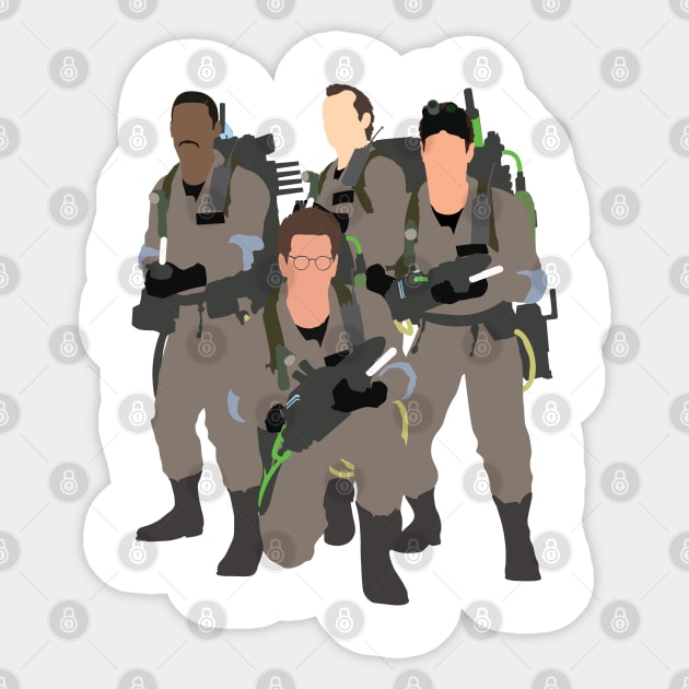 Ghostbusters Sticker by FutureSpaceDesigns